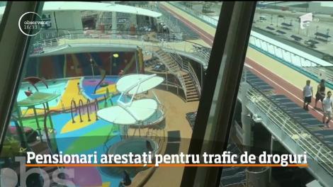 Pensionari arestaţi pentru trafic de droguri