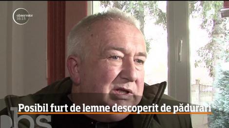 Posibil furt de lemne descoperit de doi pădurari la Gorj