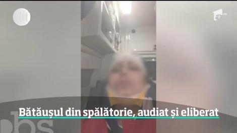 Bărbatul care şi-a snopit în bătaie fosta iubită într-o spălătorie, audiat și eliberat