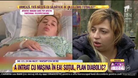 Tânără lovită cu mașina și apoi bătută, chiar de soț! ”Când a văzut că eu mai mișc...”