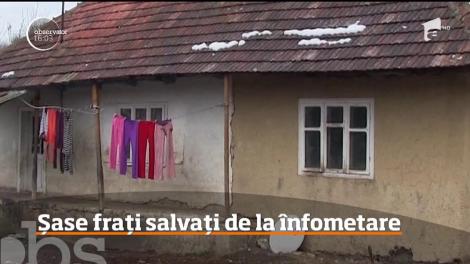 Şase fraţi dintr-o comună din Vaslui, salvaţi de la înfometare