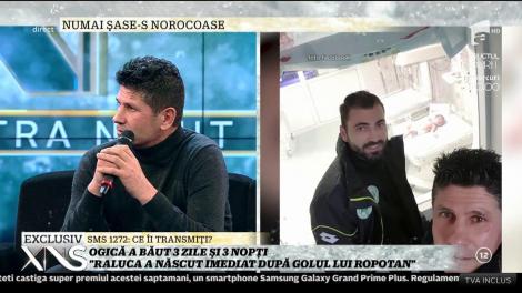 Stelian Ogică a băut trei zile și trei nopți. Fiica lui a adus pe lume un băiețel