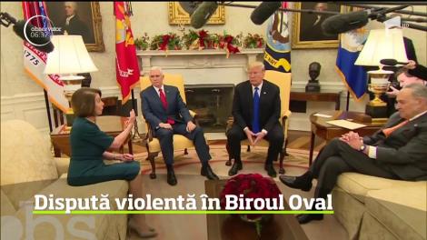 Dialog uluitor în Biroul Oval de la Casa Albă. Preşedintele Donald Trump s-a certat cu liderul opoziţiei democrate din Senat, Chuck Schumer