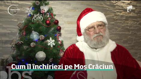 Sunt zile agitate pentru românii care intră în pielea şi în costumul lui Moş Crăciun