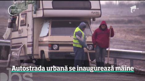 În câteva ore, mult aşteptata Autostradă Urbană va fi deschisă! Mii de şoferi vor da testul traficului