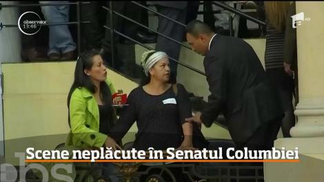 Surpriză neplăcută pentru senatorii din Columbia. Aleşii au suspendat lucrările după ce în aulă şi-au făcut apariţia.câţiva şobolani