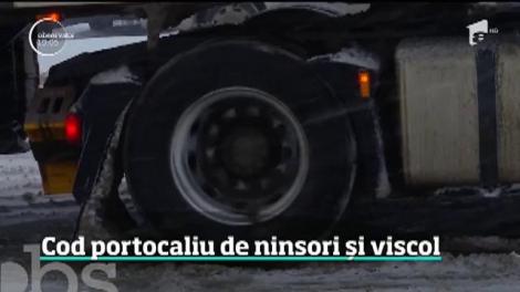 Vin ninsorile peste România. Meteorologii au emis primul cod portocaliu din acest sezon