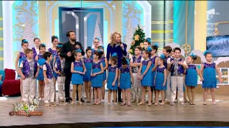 Corul de copii "Sunetul Muzicii" cântă, la Neatza, melodia "Doar iarna"