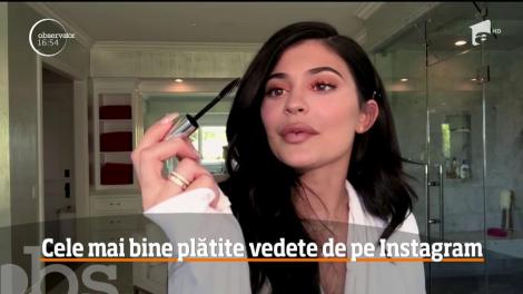 Cele mai bine plătite vedete de pe Instagram