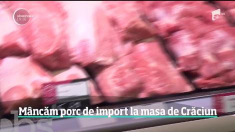 Crăciunul vine din import. În magazine, carnea de porc românească este puternic concurată de cea din Germania, Spania sau Ungaria