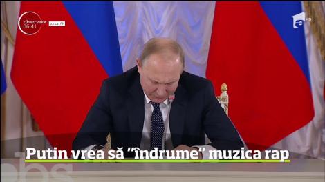 Vladimir Putin are un nou motiv de îngrijorare: muzica rap, tot mai populară în Rusia