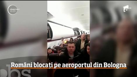 Aproape 200 de români sunt blocaţi pe aeroportul Bologna din Italia