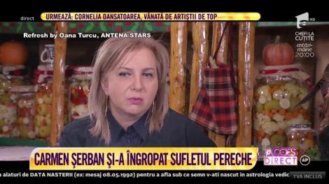 Carmen Şerban și-a înmormântat sufletul pereche. Mărturisiri cutremurătoare ale artistei