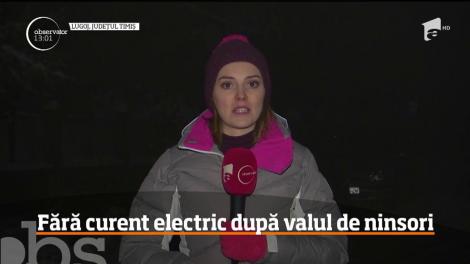 Primul cod portocaliu de ninsori, din această iarnă, a paralizat vestul României
