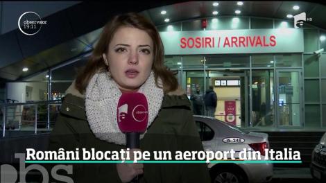 Aproape 200 de români sunt blocaţi pe aeroportul Bologna din Italia