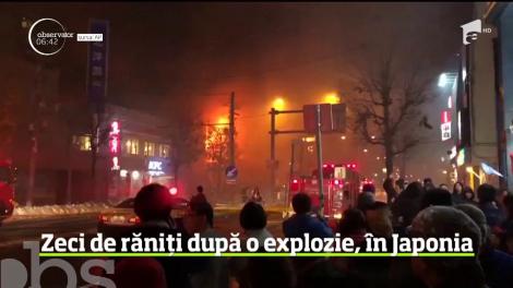 42 de oameni au fost răniţi în urma unei explozii urmate de un puternic incendiu într-un restaurant din oraşul Sapporo, în nordul Japoniei