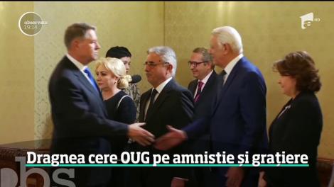 Ordonanţa de urgenţă pentru amnistie şi graţiere revine pe masa Guvernului! Liviu Dragnea insistă, în timp ce preşedintele Klaus Iohannis îi cere agenda premierului Viorica Dăncilă