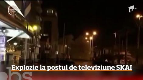 Au fost clipe de panică la sediul central Skai TV, unul din cele mai importante posturi de televiziune din Grecia