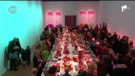 Un mini oraş de poveste a îndulcit capitala Suediei. Zeci de căsuţe din turtă dulce s-au întrecut într-un concurs inedit