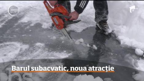 Cei care nu se tem să experimenteze lucruri noi sunt invitaţi în Covasna. Un bar subacvatic îi aşteaptă acolo