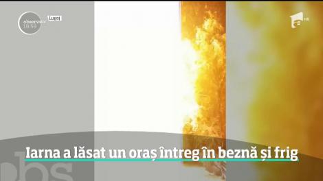 A fost ca pe vremea lui Ceaușescu! Oamenii din Lugoj au îngheţat în case şi au stat la cozi de sute de metri să-şi facă provizii