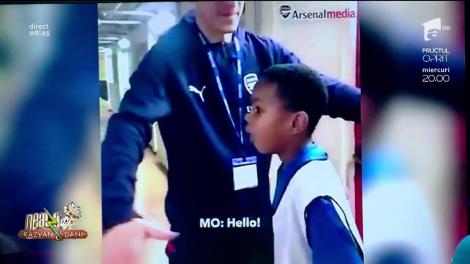 Smiley News. Reacția unui copil când își vede idolul din fotbal