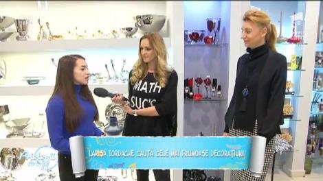 Cele mai noi tendințe în materie de decorațiuni de Crăciun. Larisa Iordache ne arată cum să împodobim bradul ideal