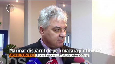 Un marinar a dispărut de pe o macara plutitoare de pe Dunăre!