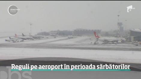 Vacanţa de sărbători poate începe cu o întârziere. Din cauza îngheţului, decolările de pe aeroporturi sunt amânate pentru degrivarea aeronavelor