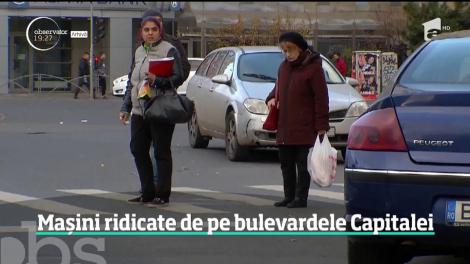 Maşinile parcate neregulamentar vor fi, din nou, ridicate! Câți bani trebuie să achite șoferii ca să le recupereze