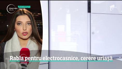 Românii se înghesuie să îşi cumpere electrocasnice noi!