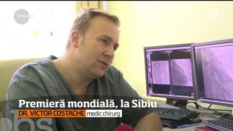 Medicii din Sibiu au reuşit, în premieră mondială, să facă o operaţie pe inimă printr-o metodă minim invazivă