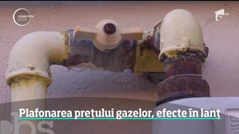 Plafonarea prețului gazelor, efecte în lanț