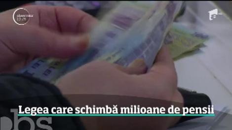 Noua lege a pensiilor a trecut de Parlament. Vor fi recalculate cinci milioane de pensii şi sunt schimbări aşteptate şi de viitoarele generaţii