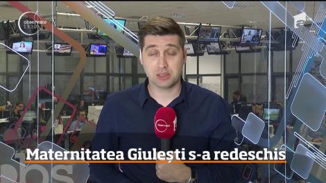 Maternitatea Giuleşti a fost redeschisă, la trei săptămâni de la izbucnirea scandalului bebeluşilor infectaţi cu stafilococ auriu