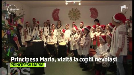 Principesa Maria, vizită la copiii nevoiași