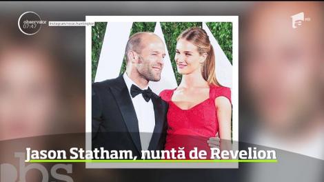 Jason Statham, nuntă de Revelion