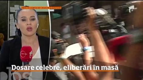 Dosare celebre, eliberări în masă