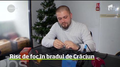 Bradul de Crăciun vine la pachet şi cu riscuri. În ce condiții pomul festiv se poate transforma într-o torţă