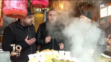 Chef Cătălin Scărlătescu, spectacol culinar Târgul de Crăciun din Piața Constituției: ”Aici sunt sarmale făcute după rețeta bunicii ”