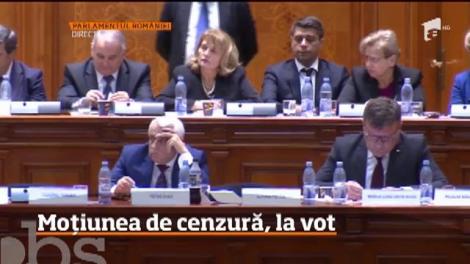 Scandal la dezbaterea moţiunii de cenzură depusă împotriva Guvernului Dăncilă