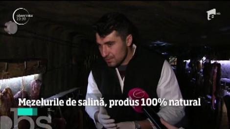 Salina de la Turda, locul perfect pentru a matura mezeluri fine