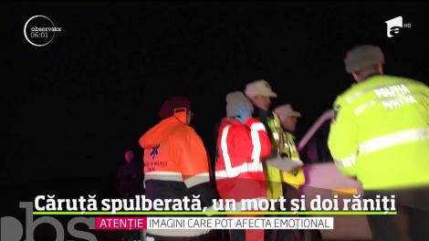 Sfârşit extrem de violent pentru un bărbat de 28 de ani. Mai multe mașini ar fi trecut peste el