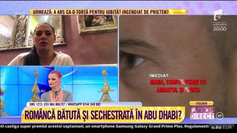 Pierdută printre stăini. Româncă bătută și sechestrată în Abu Dhabi?: ”M-a abuzat psihic și fizic. Mă tem pentru viața mea și a fetiței mele!”