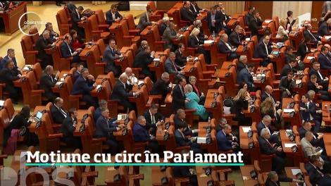 Moțiune de cenzură cu circ în Parlament. Guvernul Dăncilă rămâne la Palatul Victoria