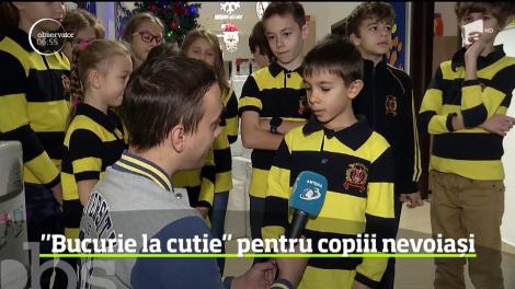 ”Bucurie la cutie” pentru copiii nevoiași