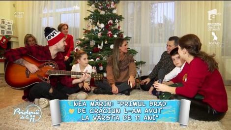 Deschide ușa, Nea Mărine! Florin Ristei și Diana Munteanu au venit să te colinde! „La colindat m-am dus de mic. Primeam nuci, covrigi și mere!”