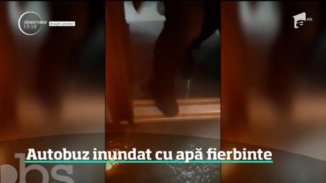 Noi probleme la autobuzele abia cumpărate de primăria Capitalei. Unul dintre ele a fost inundat cu apă fierbinte în timp ce transporta călători