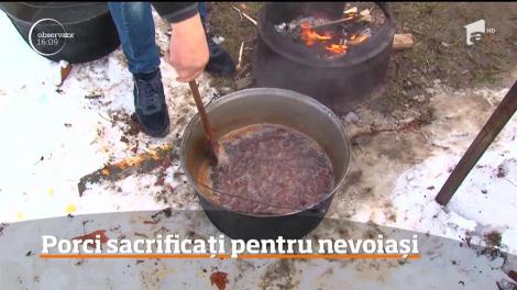 Mai mulți primari din Argeş au transformat Ignatul într-un eveniment caritabil, de care vor beneficia copiii şi bătrânii săraci