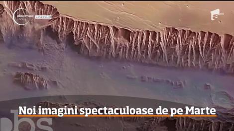 Noi imagini spectaculoase de pe Marte